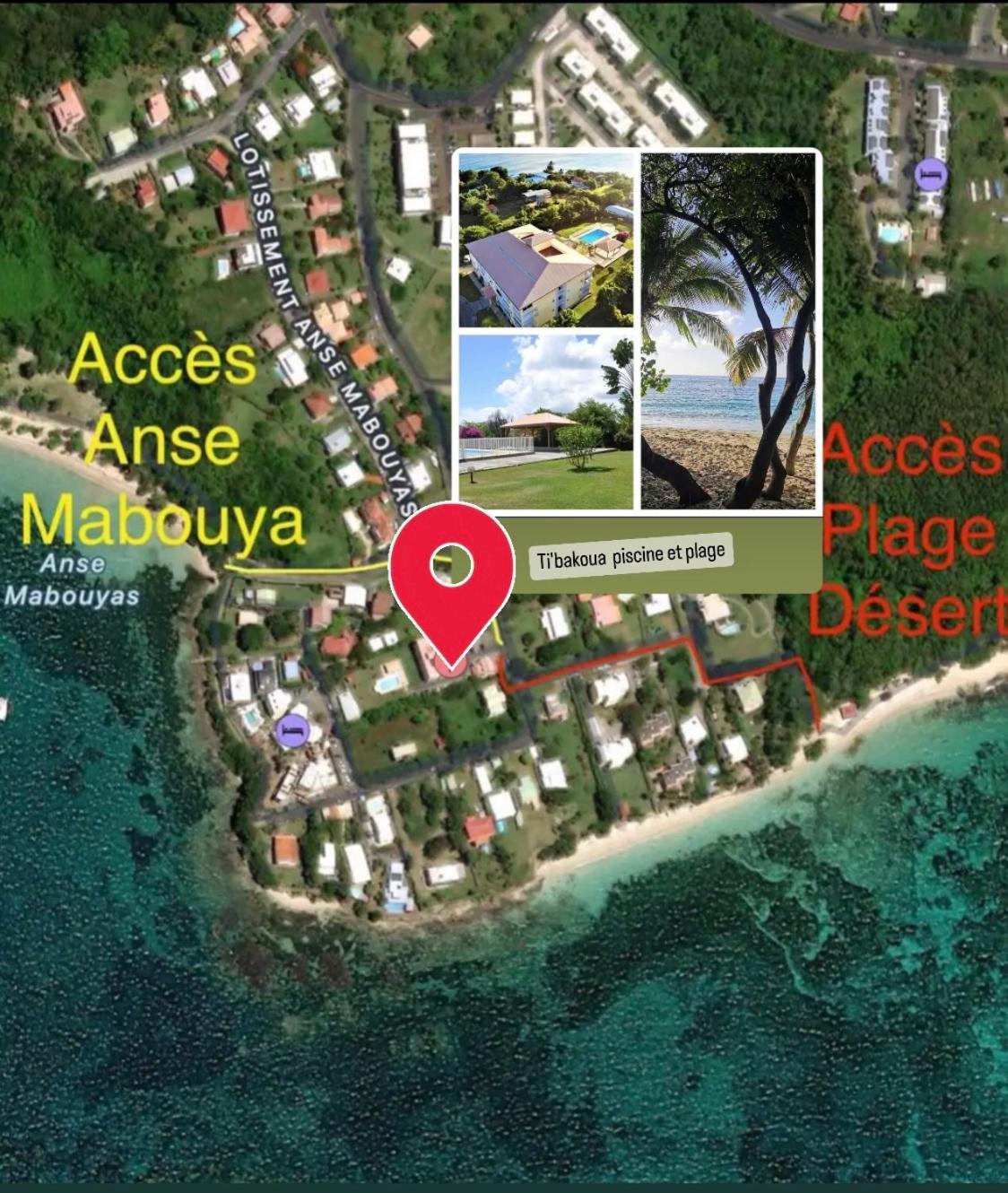 Ti'Bakoua A Sainte-Luce Plage Et Piscine Экстерьер фото